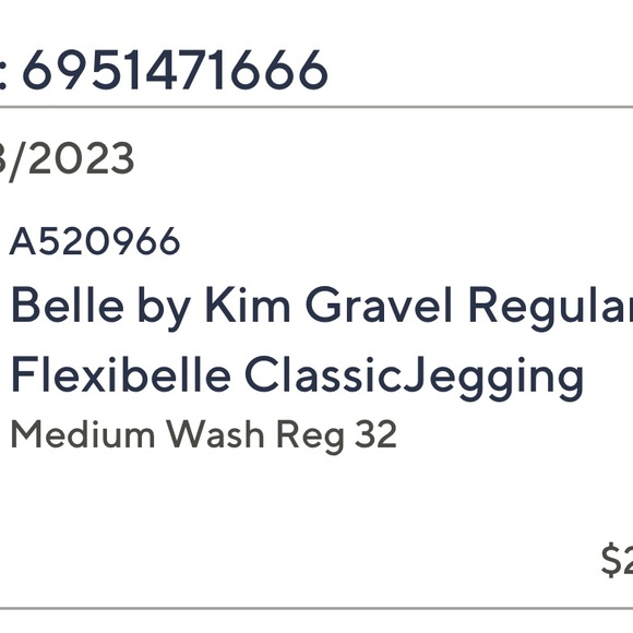 Belle by Kim Gravel jeggings jeans NWT size 32 women’s - Picture 9 of 9